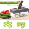 multifunctional vegetable cutter fruit chopper slicer cutting tool manual 13 in 1 vegetable cutter